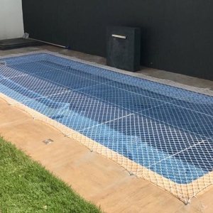 Redes de proteção para piscinas